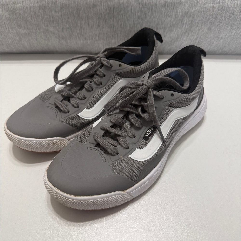 Vans Gray and White Ultrarange EXO Sneakers